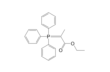 2-(triphenylphosphoranylidene)propionic acid, ethyl ester