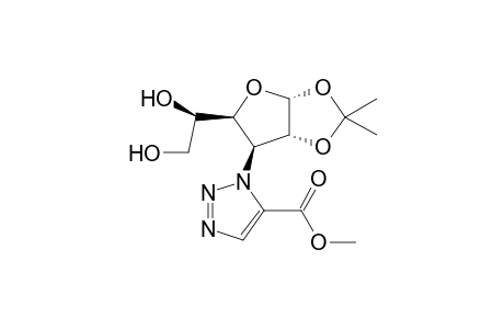 3-[(3aR,5S,6S,6aR)-5-[(1R)-1,2-dihydroxyethyl]-2,2-dimethyl-3a,5,6,6a-tetrahydrofuro[2,3-d][1,3]dioxol-6-yl]-4-triazolecarboxylic acid methyl ester