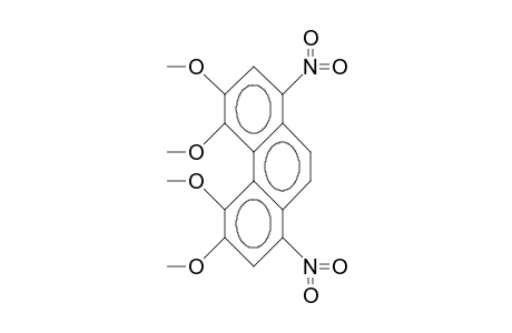 3,4,5,6-Tetramethoxy-1,8-dinitro-phenathrene