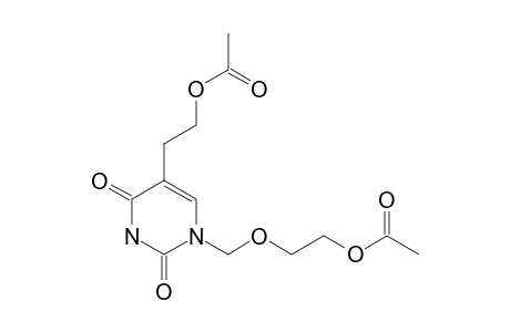 N-1-[(2-ACETOXYETHOXY)-METHYL]-5-(2-ACETOXYETHYL)-PYRIMIDIN-2,4-DIONE