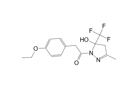 1-[(4-ethoxyphenyl)acetyl]-3-methyl-5-(trifluoromethyl)-4,5-dihydro-1H-pyrazol-5-ol