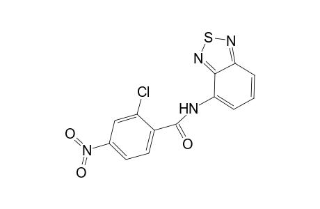 N-(2,1,3-benzothiadiazol-4-yl)-2-chloro-4-nitrobenzamide