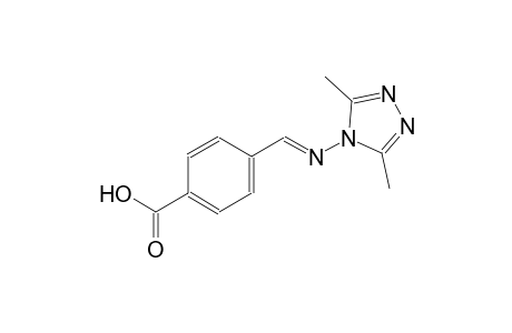 benzoic acid, 4-[(E)-[(3,5-dimethyl-4H-1,2,4-triazol-4-yl)imino]methyl]-