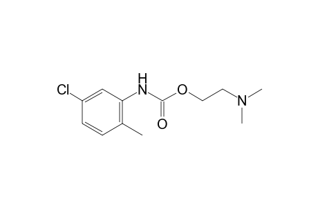 5-chloro-2-methylcarbanilic acid, 2-(dimethylamino)ethyl ester