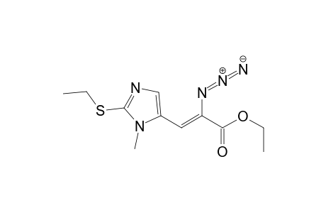 (Z)-2-azido-3-[2-(ethylthio)-3-methyl-4-imidazolyl]-2-propenoic acid ethyl ester