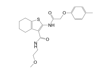 N-(2-methoxyethyl)-2-{[(4-methylphenoxy)acetyl]amino}-4,5,6,7-tetrahydro-1-benzothiophene-3-carboxamide