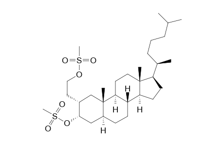 Cholestane-2-ethanol, 3-[(methylsulfonyl)oxy]-, methanesulfonate, (2.alpha.,3.alpha.,5.alpha.)-