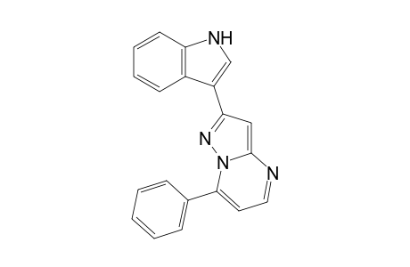 2-(1H-Indol-3-yl)-7-phenylpyrazolo[1,5-a] pyrimidine