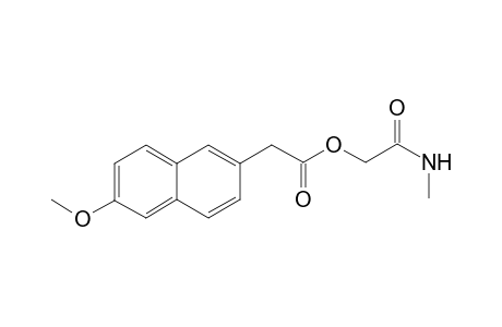 2-(methylamino)-2-oxoethyl 2-(6-methoxynaphthalen-2-yl)acetate