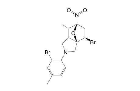 N-(2-BROMO-4-METHYLPHENYL)-7-BROMO-4-METHYL-5-NITRO-5,7A-EPOXY-3A,4,5,6,7,7A-HEXAHYDRO-ISOINDOLINE