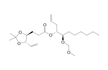 (4S-trans)-5-Ethenyl-2,2-dimethyl-1,3-dioxolane-4-propanoic acid (1R,2R)-2-methoxymethoxy-1-(2-propenyl)octyl ester