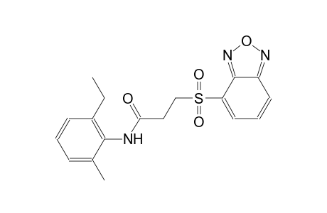 propanamide, 3-(2,1,3-benzoxadiazol-4-ylsulfonyl)-N-(2-ethyl-6-methylphenyl)-