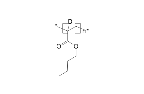 Poly(alpha-deutero-butylacrylate)