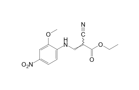 2-CYANO-3-(4-NITRO-o-ANISIDINO)ACRYLIC ACID, ETHYL ESTER