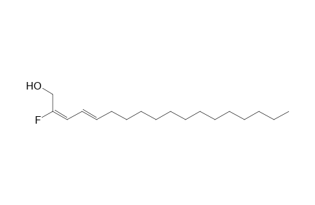 (2E,4E)-2-Fluorooctadeca-2,4-dien-1-ol