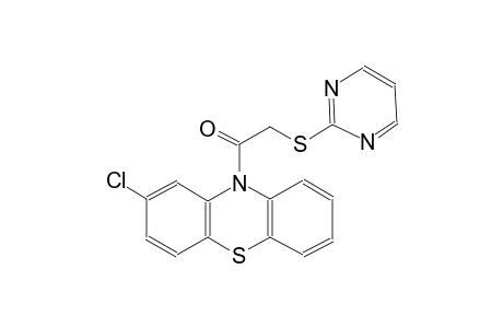 2-chloro-10-[(2-pyrimidinylsulfanyl)acetyl]-10H-phenothiazine