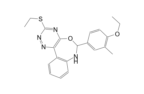 ethyl 4-[3-(ethylsulfanyl)-6,7-dihydro[1,2,4]triazino[5,6-d][3,1]benzoxazepin-6-yl]-2-methylphenyl ether