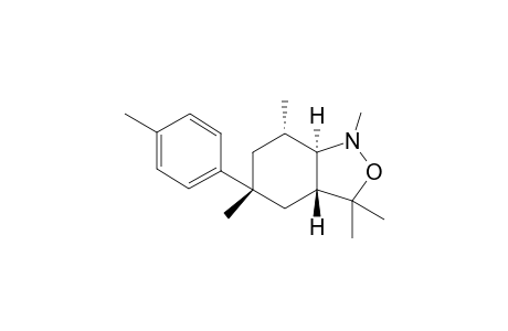 rac-(3aR,5R,7S,7aR)-1,3,3,5,7-pentamethyl-5-(p-tolyl)octahydrobenzo[c]isoxazole