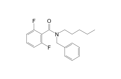 Benzamide, 2,6-difluoro-N-benzyl-N-pentyl-