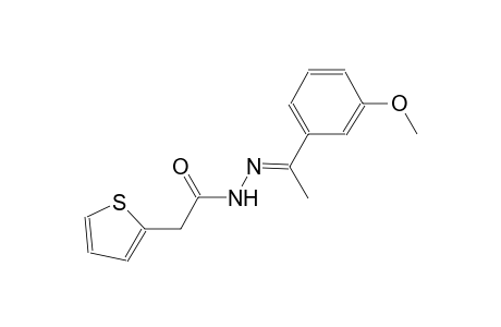 N'-[(E)-1-(3-methoxyphenyl)ethylidene]-2-(2-thienyl)acetohydrazide