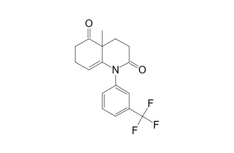 4A-METHYL-1-[(3-TRIFLUOROMETHYL)-PHENYL]-4,4A,6,7-TETRAHYDRO-2,5-(1H,3H)-QUINOLINEDIONE