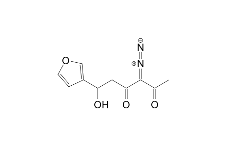 (E)-4-diazonio-1-(3-furanyl)-1-hydroxy-5-oxo-3-hexen-3-olate