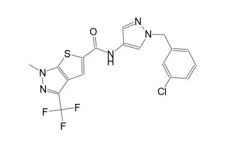 1H-thieno[2,3-c]pyrazole-5-carboxamide, N-[1-[(3-chlorophenyl)methyl]-1H-pyrazol-4-yl]-1-methyl-3-(trifluoromethyl)-