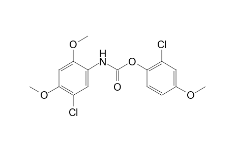 5-chloro-2,4-dimethoxycarbanilic acid, 2-chloro-4-methoxyphenyl ester
