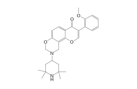 4H,8H-pyrano[2,3-f][1,3]benzoxazin-4-one, 9,10-dihydro-3-(2-methoxyphenyl)-9-(2,2,6,6-tetramethyl-4-piperidinyl)-