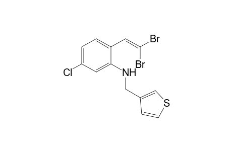 5-Chloro-2-(2,2-dibromovinyl)-N-(3-thienylmethyl)aniline