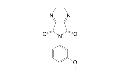5H-Pyrrolo[3,4-b]pyrazine-5,7(6H)-dione, 6-(3-methoxyphenyl)-
