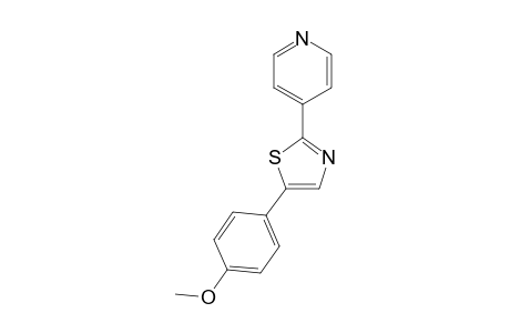 5-(4-methoxyphenyl)-2-(pyridin-4-yl)thiazole