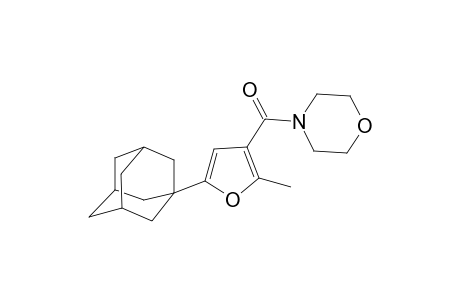 Morpholine, 4-[(2-methyl-5-tricyclo[3.3.1.1(3,7)]dec-1-yl-3-furanyl)carbonyl]-