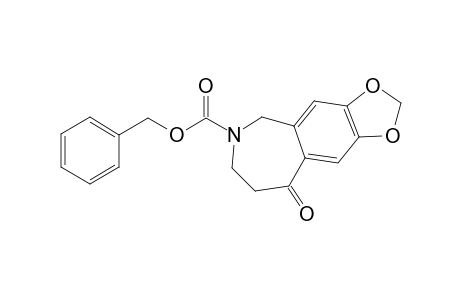 6H-1,3-Dioxolo[4,5-h][2]benzazepine-6-carboxylic acid, 5,7,8,9-tetrahydro-9-oxo-, phenylmethyl ester