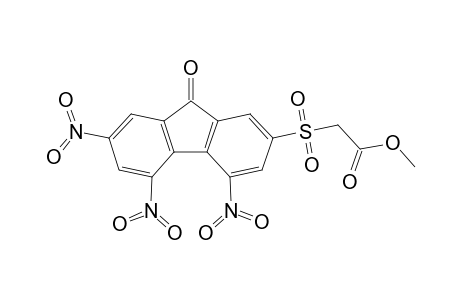 2-(Methoxycarbonylmethylsulfonyl)-4,5,7-trinitrofluorene-9-one