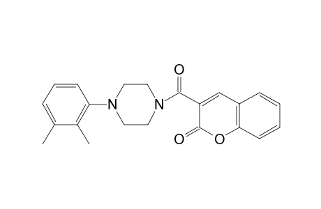 3-[4-(2,3-dimethylphenyl)piperazin-1-yl]carbonylchromen-2-one