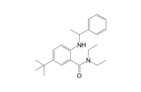 5-tert-Butyl-N,N-diethyl-2-[(1-phenylethyl)amino]benzamide