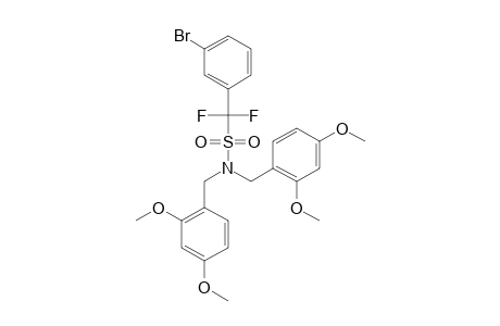 N,N-BIS-(2,4-DIMETHOXYBENZYL)-1,1-DIFLUORO-1-(3-BROMOPHENYL)-METHANESULFONAMIDE