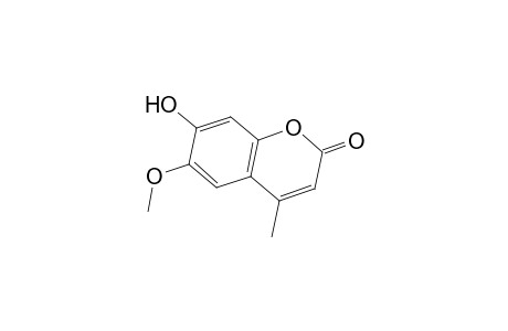 2H-1-Benzopyran-2-one, 7-hydroxy-6-methoxy-4-methyl-