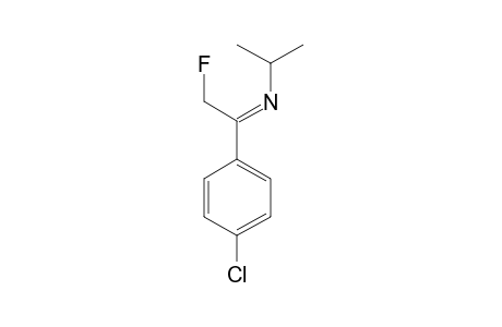 (E)-N-[1-(4-CHLOROPHENYL)-2-FLUOROETHYLIDENE)-ISOPROPYLAMINE