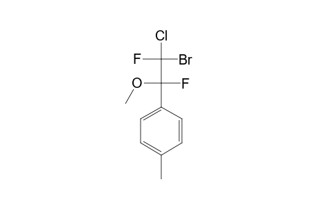 1-(PARA-METHYLPHENYL)-1-BROMO-1-METHOXY-2-CHLORO-1,2-DIFLUOROETHANE
