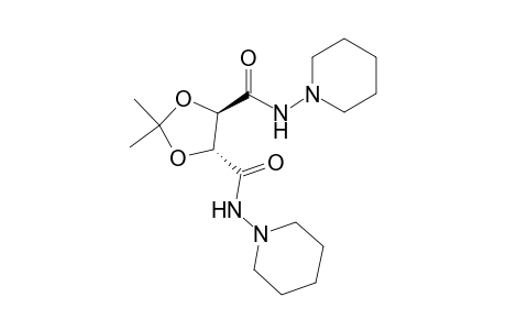 (4R,5R)-N,N'-Bis-(piperidin-1-yl)-2,2-dimethyl-1,3-dioxolane-4,5-dicarboamide