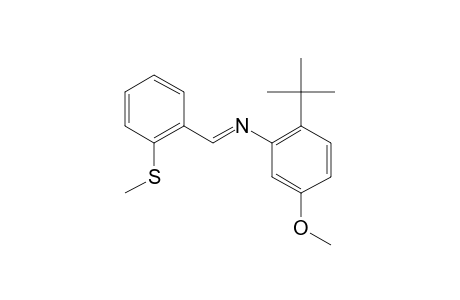 (2-TETR.-BUTYL-5-METHOXY-PHENYL)-(2-THIOMETHYL-BENZYLIDENE)-AMINE