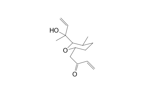 1-[6-(1-Hydroxy-1-methyl-allyl)-5-methyl-tetrahydro-pyran-2-yl]-but-3-en-2-one