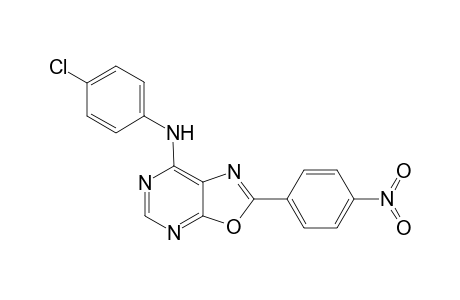 N-(4-Chlorophenyl)-2-(4-nitrophenyl)oxazolo[5,4-d]pyrimidin-7-amine