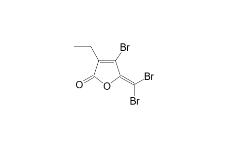 4-bromo-5-(dibromomethylidene)-3-ethylfuran-2-one