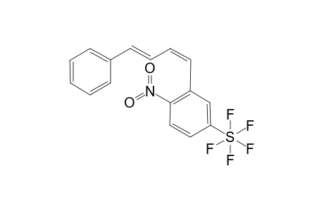 (1Z,3E)-1-NITRO-2-(4-PHENYL-BUTA-1,3-DIEN-1-YL)-4-(PENTAFLUOROSULFANYL)-BENZENE;MINOR-ISOMER