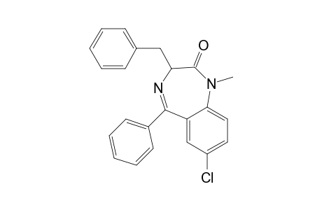 3-Benzyl-7-chloro-1-methyl-5-phenyl-3H-1,4-benzodiazepin-2-one
