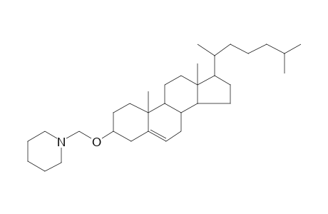 3-(1-Piperidinylmethoxy)cholest-5-ene