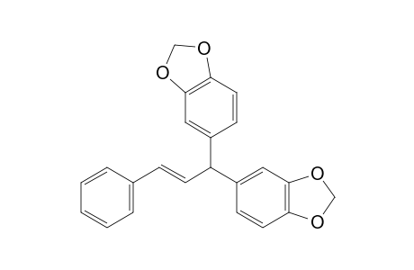 (E)-5,5'-(3-phenylprop-2-ene-1,1-diyl)bis(benzo[d][1,3]dioxole)